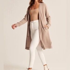 Abercrombie & Fitch Soft A&F Cozy Long Duster Cardigan